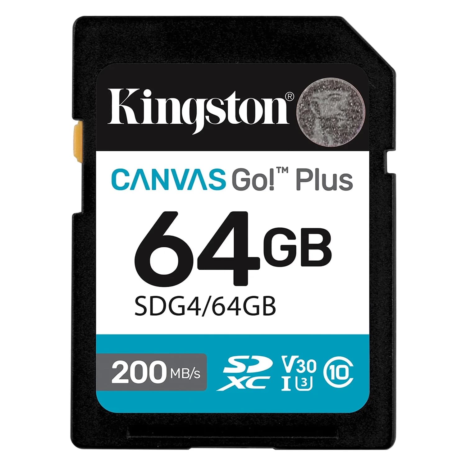 Kingston Cartão de Memória SD Kingston Canvas Go! Plus 64GB 200Mbs - SDG4/64GB