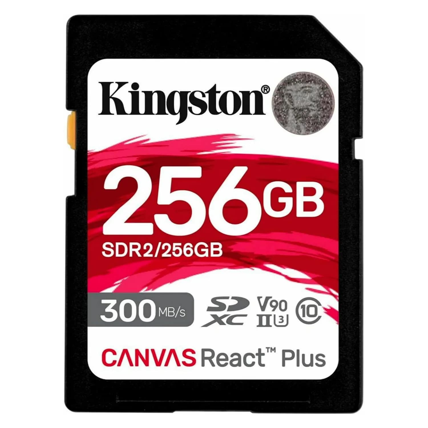 Kingston Cartão de Memória SD Kingston Canvas React Plus 256GB 300Mbs - SDR2/256GB