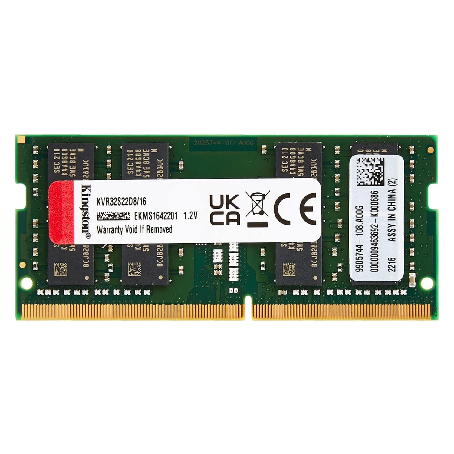 Kingston Memória RAM Kingston 16GB DDR4 3200MT/s para Notebook - KCP432SD8/16