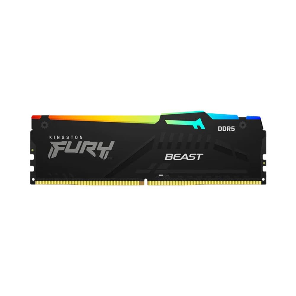 Acessório · Kingston Memoria Ram Kingston Fury Beast Kf552 C40 Bba 16 Rgb Ddr5 16 Gb 5200 Mhz Dimm