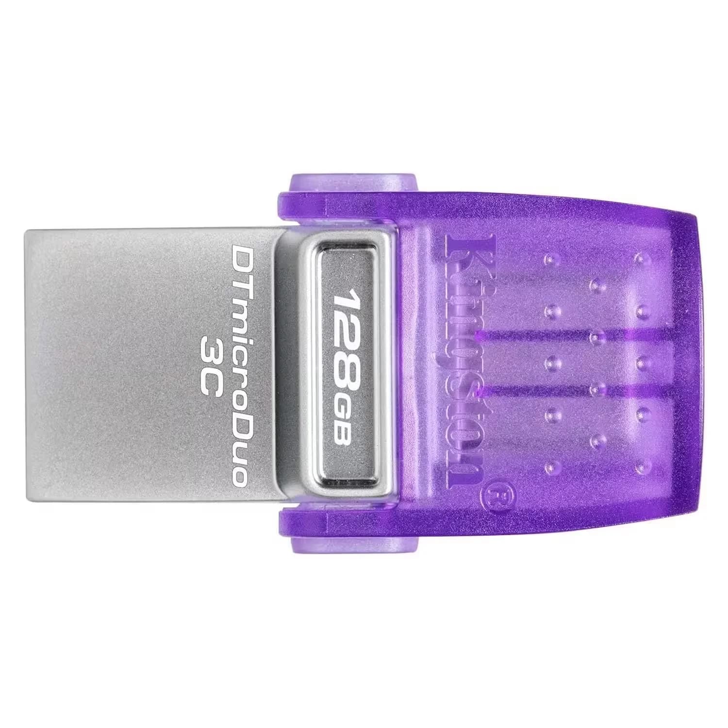 Acessório · Kingston Pendrive Kingston DataTraveler MicroDuo 3C USB 3.2 e Type-C - Roxo DTDUO3CG3/128GB