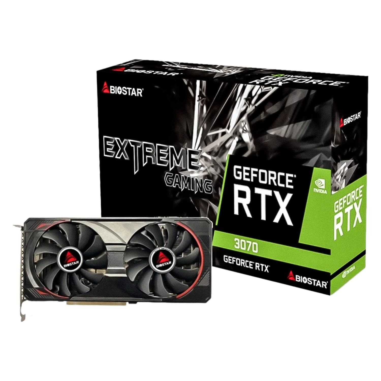 NVIDIA Placa de Vídeo Biostar Extreme Gaming NVIDIA GeForce GTX-3070 8GB GDDR6 - VN3716RM82