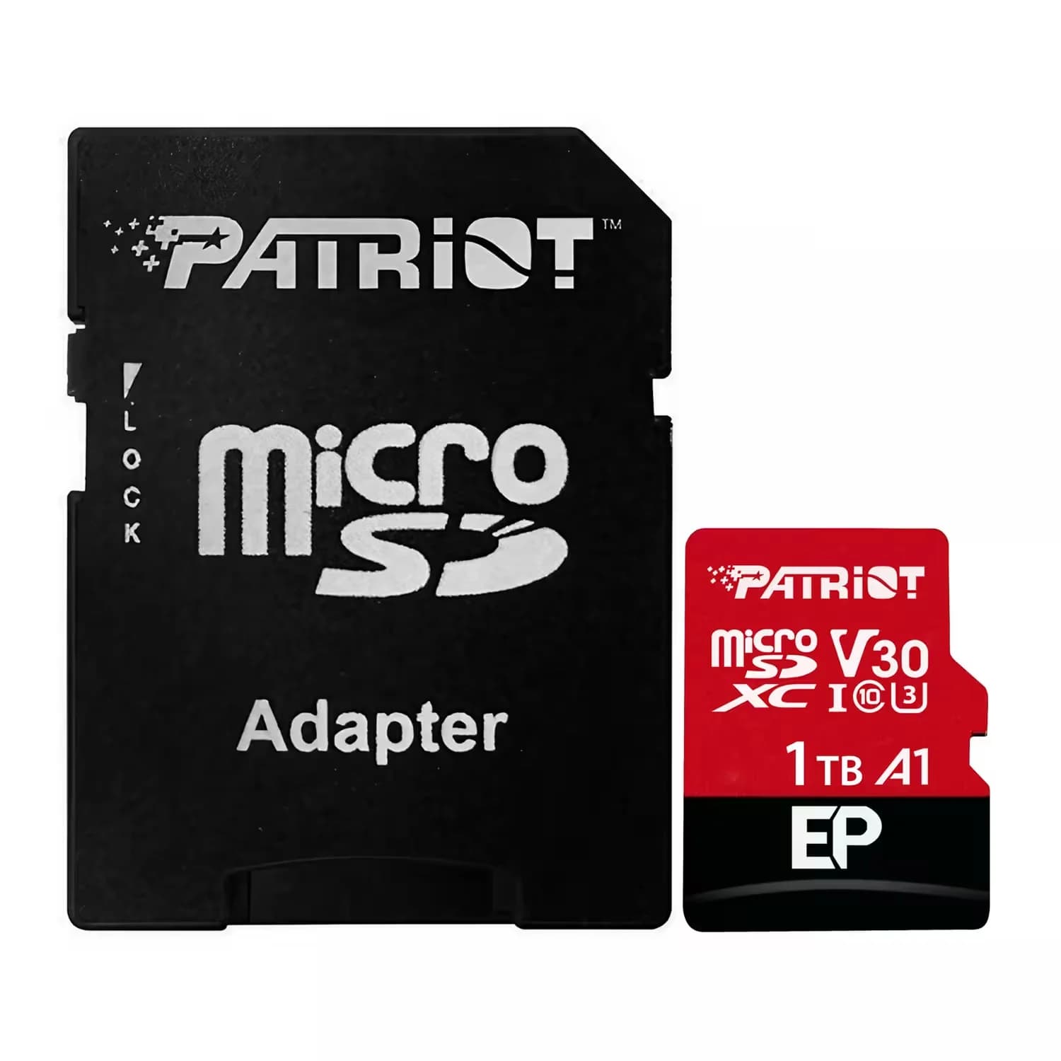 Patriot Cartão de Memória Micro SD Patriot A1 V30 1TB 90Mbs - PEF1TBEP31MCX