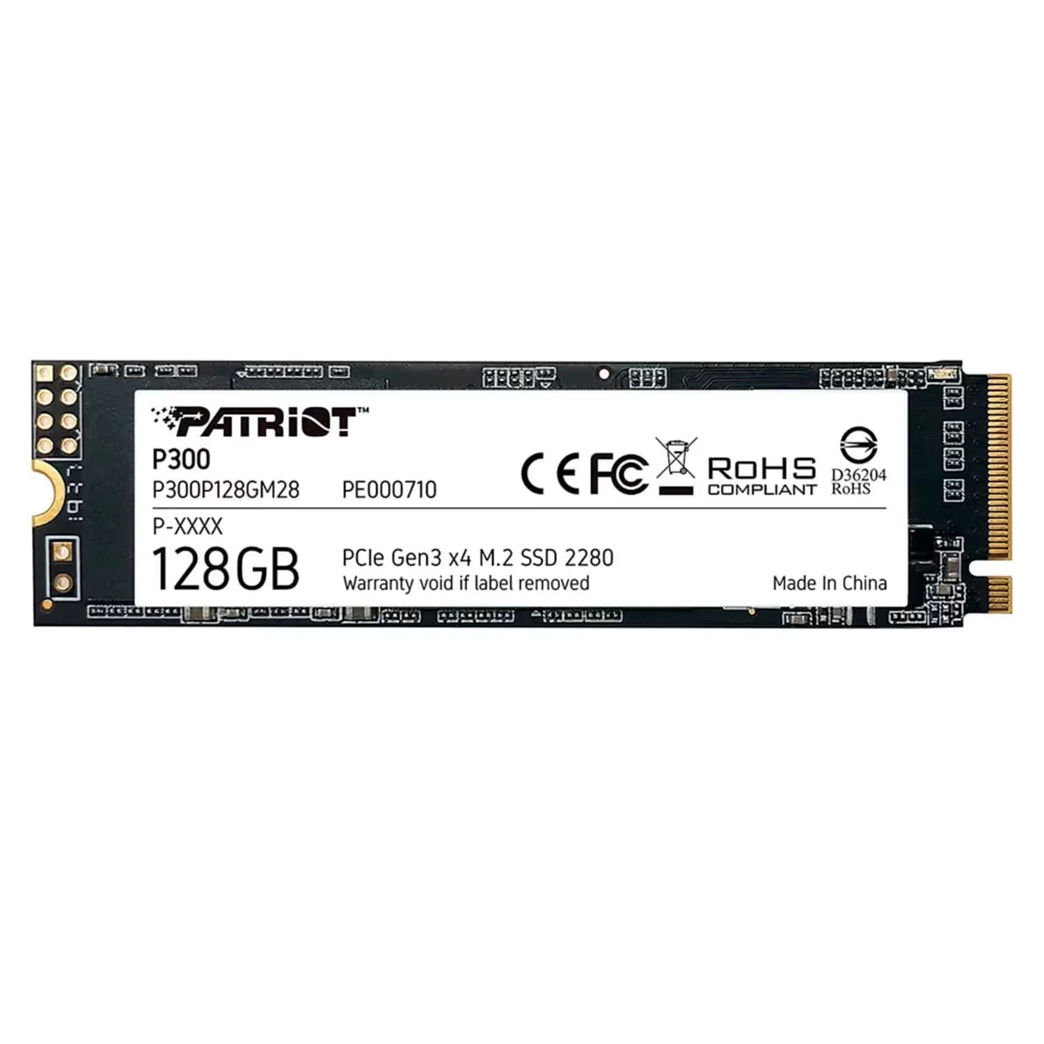 Acessório · Patriot SSD M.2 Patriot P300 128GB NVMe PCIe Gen 3 - P300P128GM28
