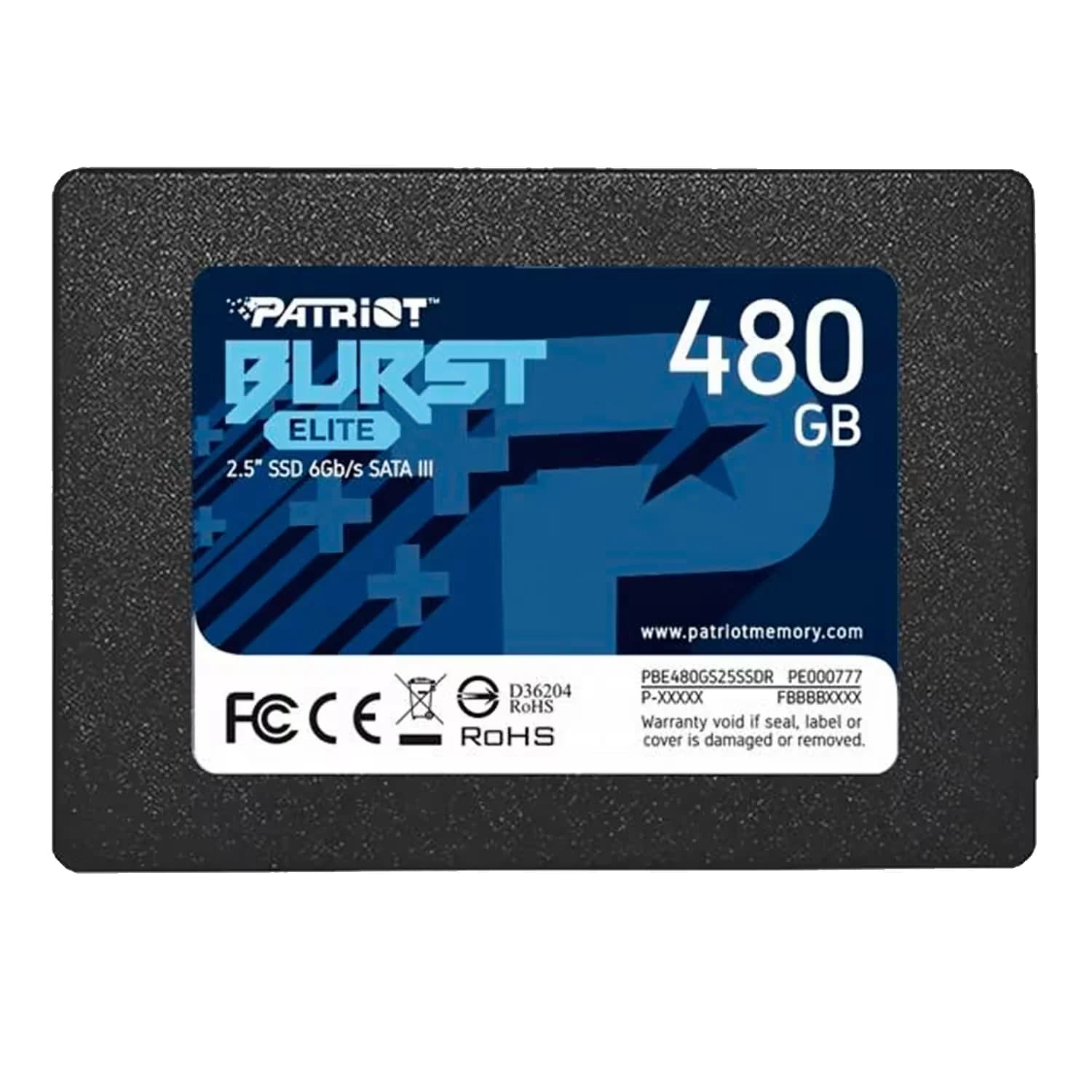 Acessório · Patriot SSD Patriot Burst Elite 480GB 2.5" SATA 3 - PBE480GS25SSDR