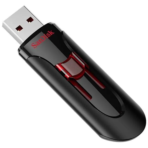 Acessório · SanDisk Pendrive de 128GB SanDisk Cruzer Glide SDCZ600-128G-G35 USB 3.0 - Preto