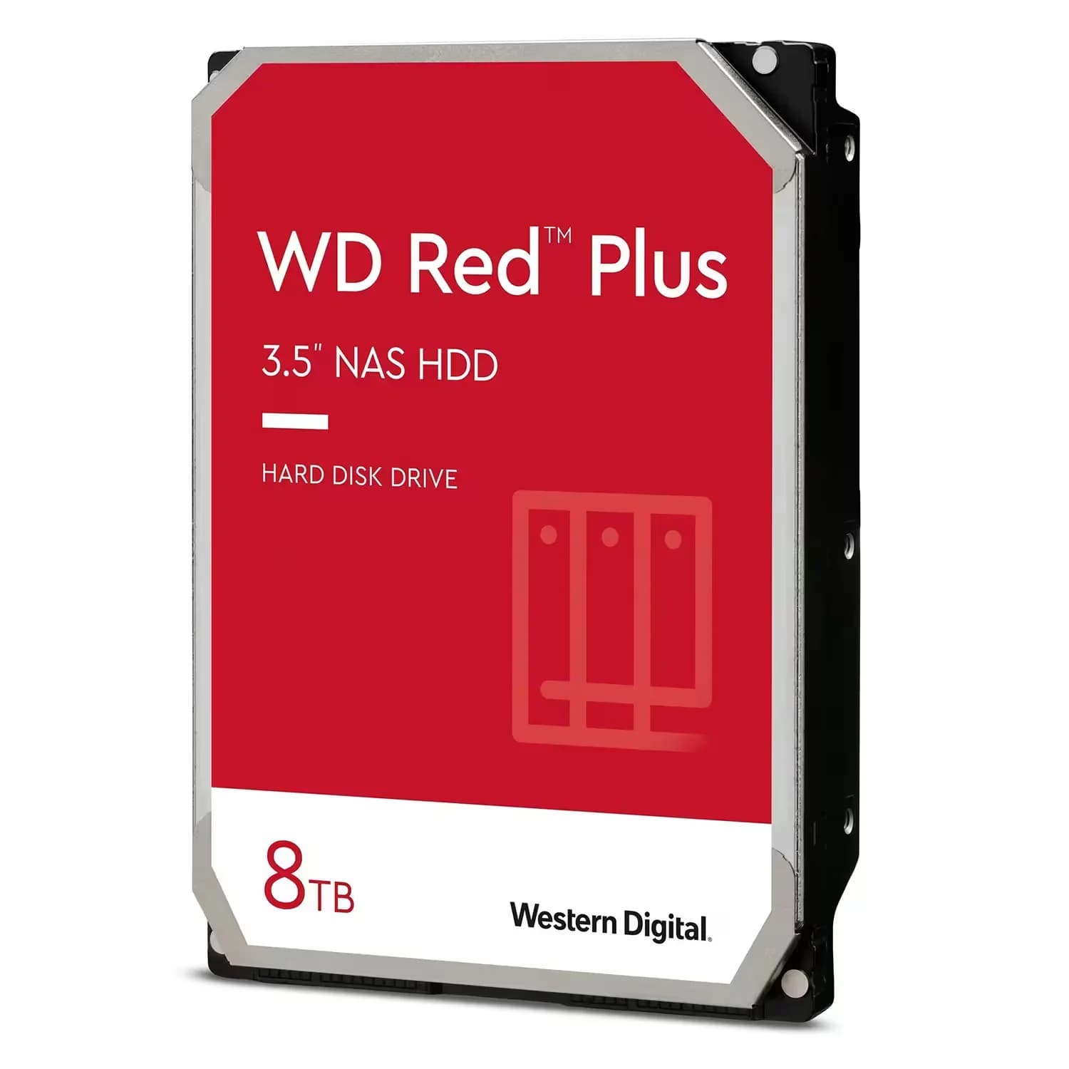 Acessório · Western Digital HD Western Digital Red Plus NAS 8TB 3.5" SATA 3 5640RPM - WD80EFPX