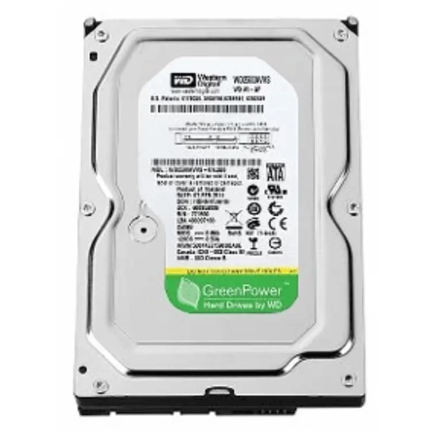 Acessório · Western Digital HD Western Digital WD Green Pull 500GB 3.5" SATA 2 7200RPM - WD5000AVCS