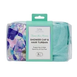 Cala Spa Solution Shower Cap&Hair Turban #69256