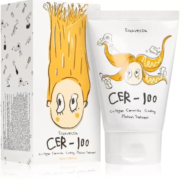 Elizavecca Máscara Capilar Elizavecca Cer-100 Collagen Ceramide Coating Protein Treatment 100 Ml