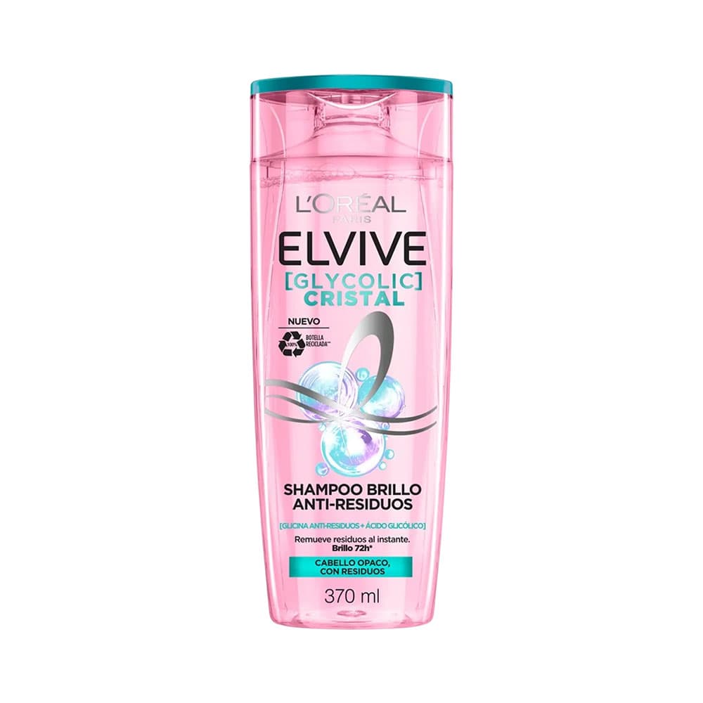 Elseve Shampoo L'Oreal Elvive Glycolic Cristal 370 Ml
