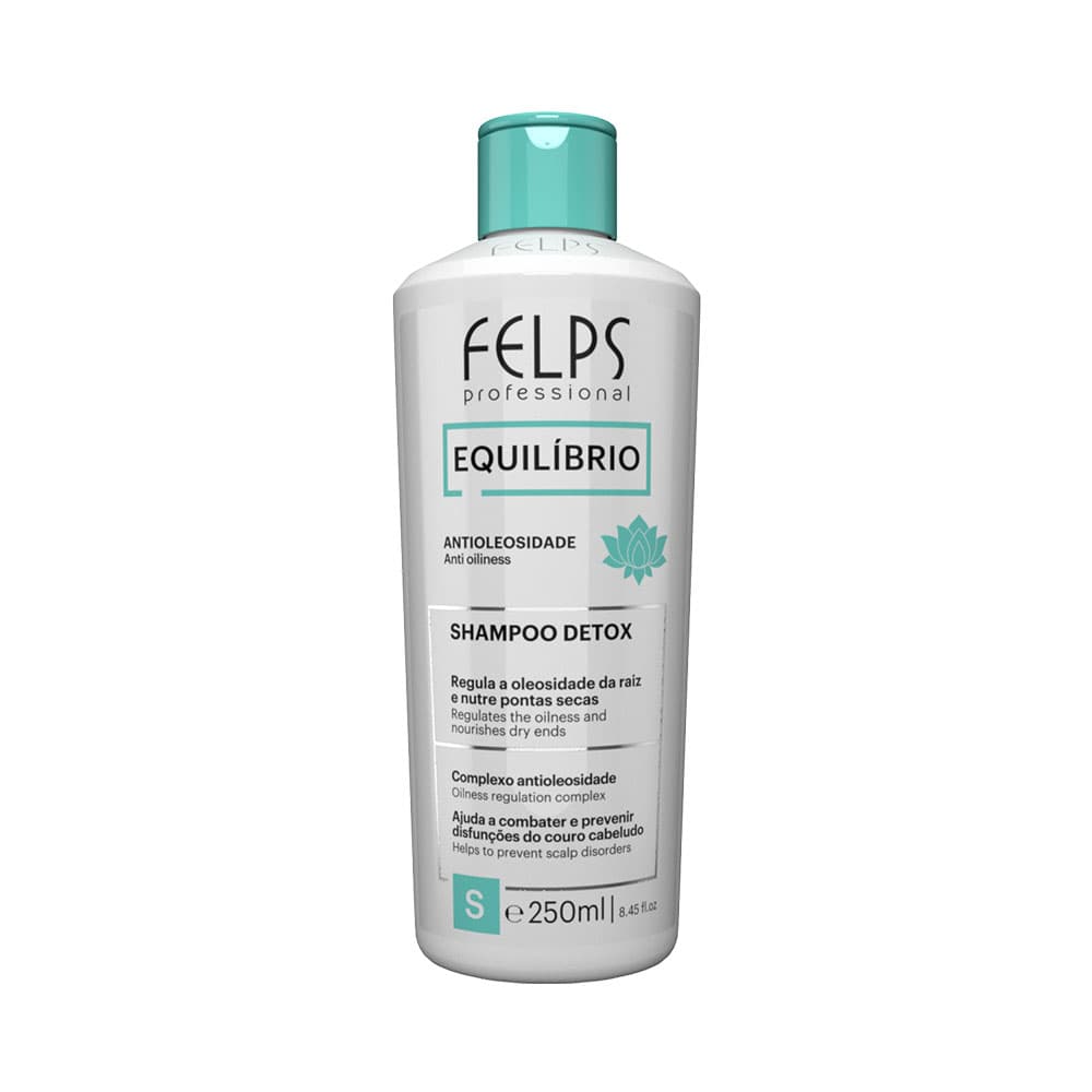 Felps Shampoo Detox Felps Antioleosidade 250 Ml