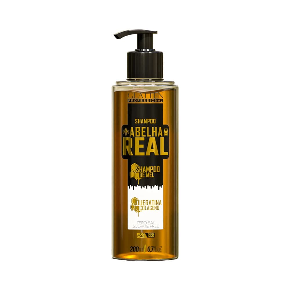 Glatten Shampoo Glatten Professional Abelha Real 200 Ml