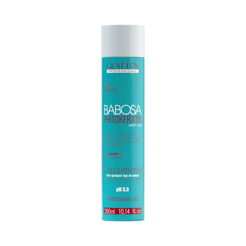 Glatten Shampoo Glatten Professional Baratin Babosa Phitokeratin 300 Ml