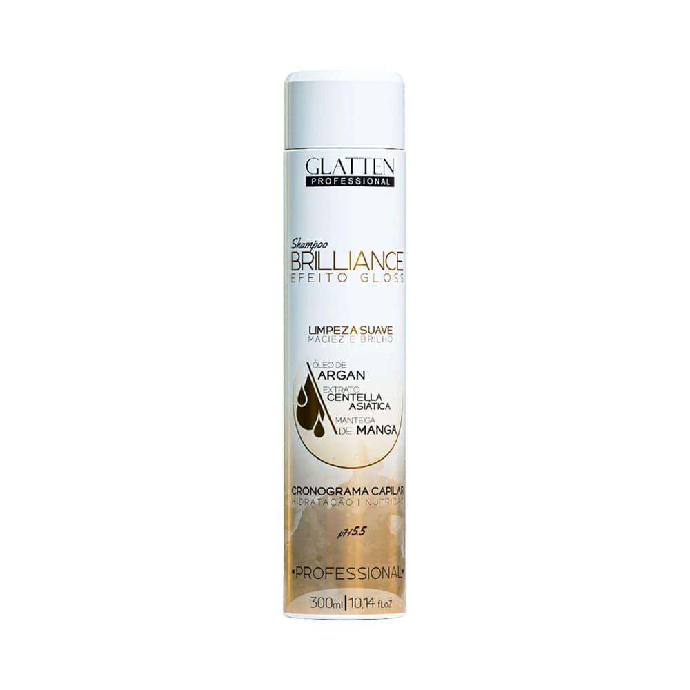 Glatten Shampoo Glatten Professional Brilliance Efecto Gloss 300 Ml
