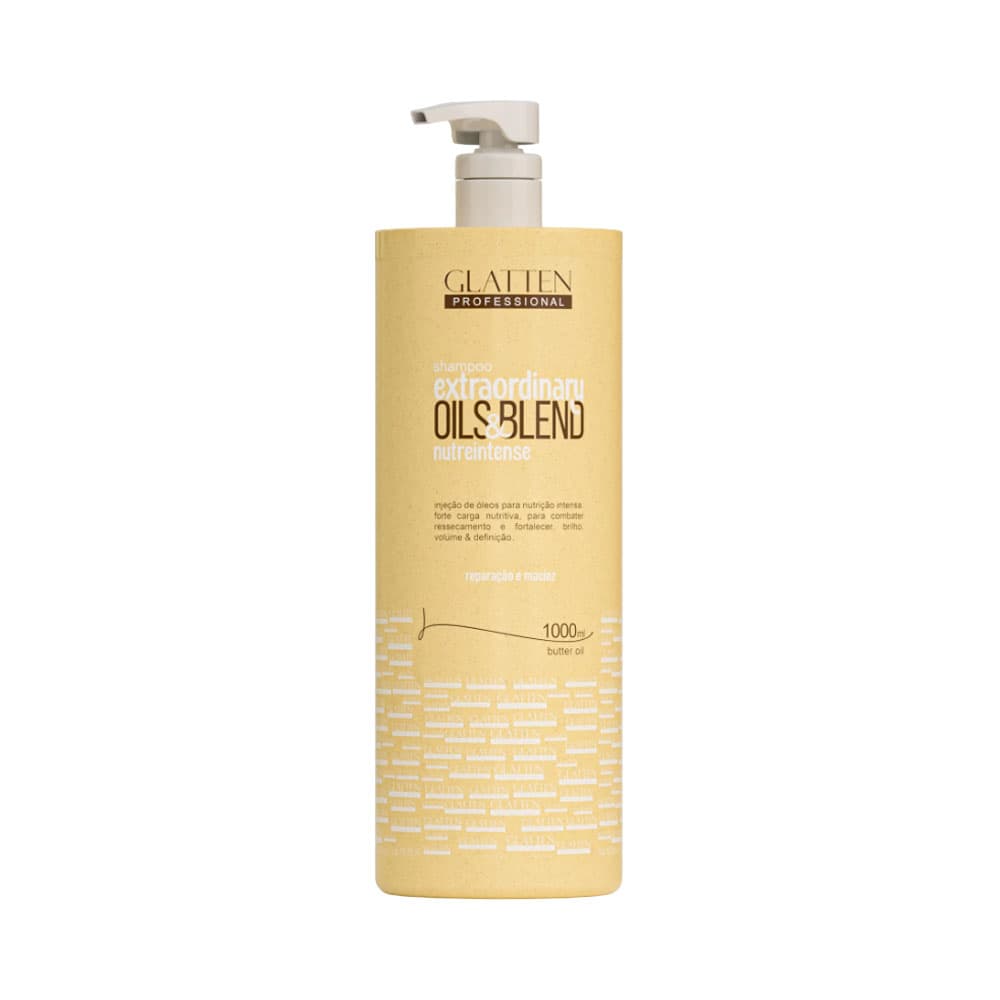 Glatten Shampoo Glatten Professional Extraordinary Oils &Amp; Blend 1000 Ml