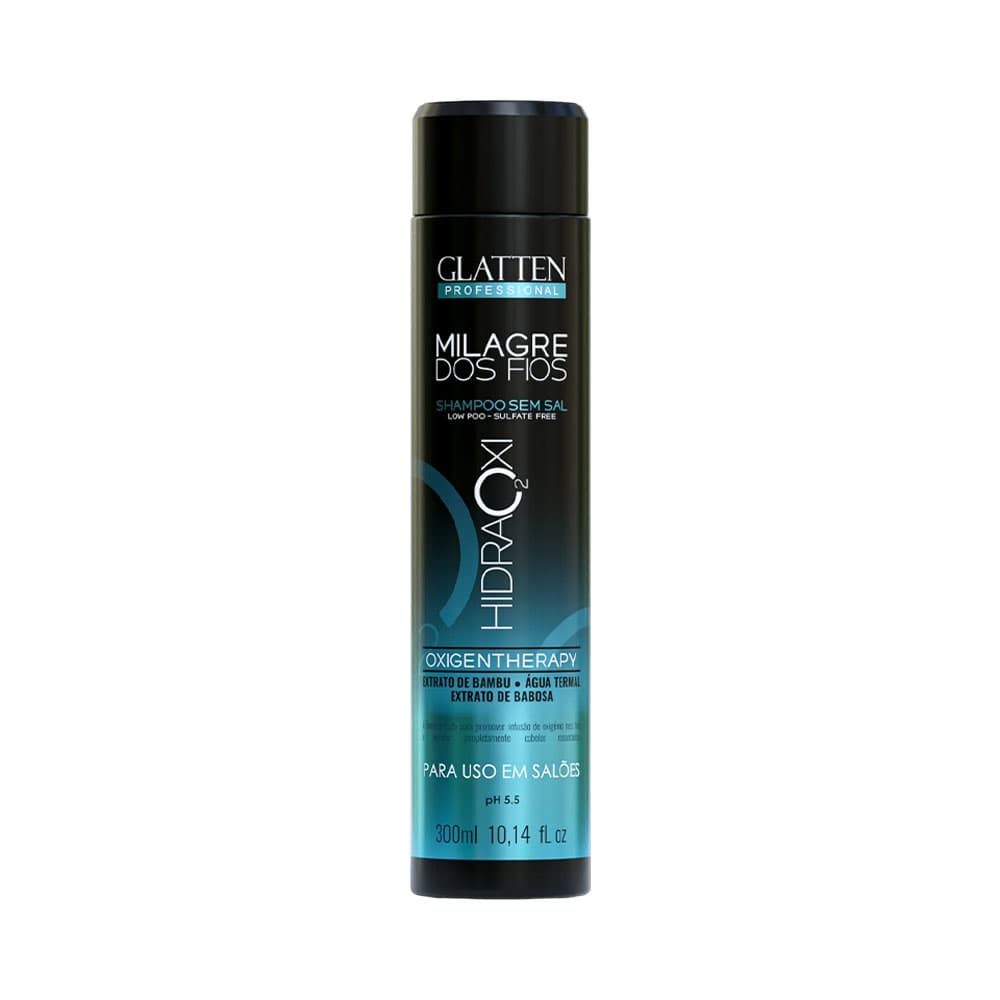 Glatten Shampoo Glatten Professional Milagre Dos Fios Hidraoxi 300 Ml