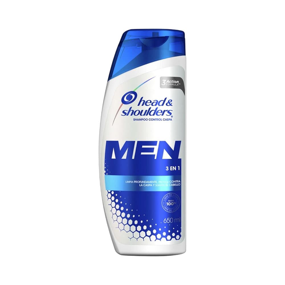 Head & Shoulders Shampoo Head &Amp; Shoulders Control Caspa 3 En 1 650 Ml