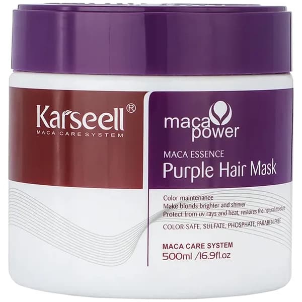 Karseell Máscara Capilar Karseell Maca Essence Purple Hair Mask 500 Ml