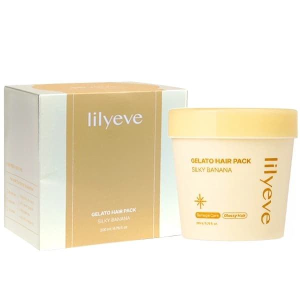 Lilyeve Máscara Capilar Lilyeve Gelato Hair Pack Silky Banana 200Ml