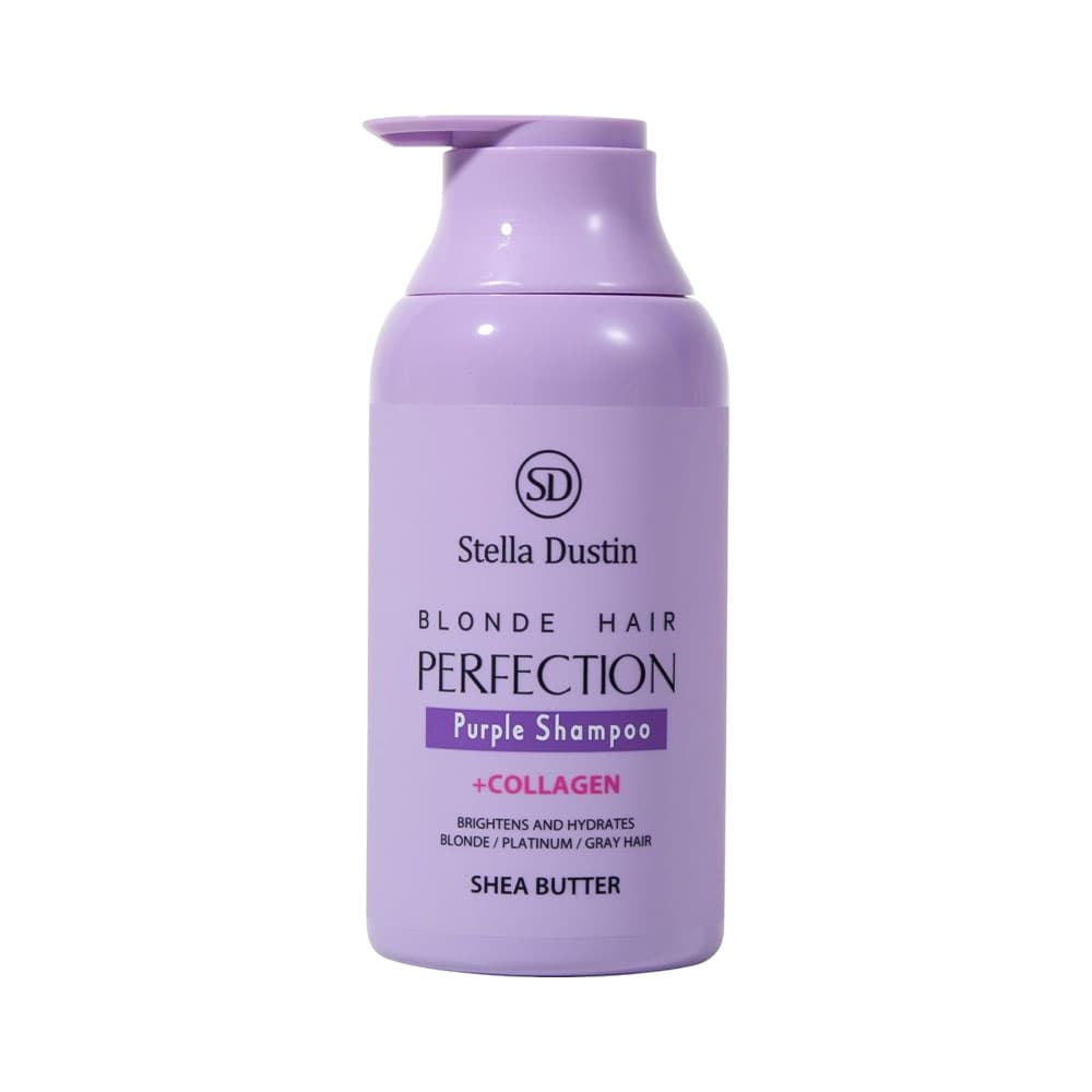 Stella-Dustin Shampoo Stella Dustin Blonde Hair Perfection Purple Shea Butter 500 Ml
