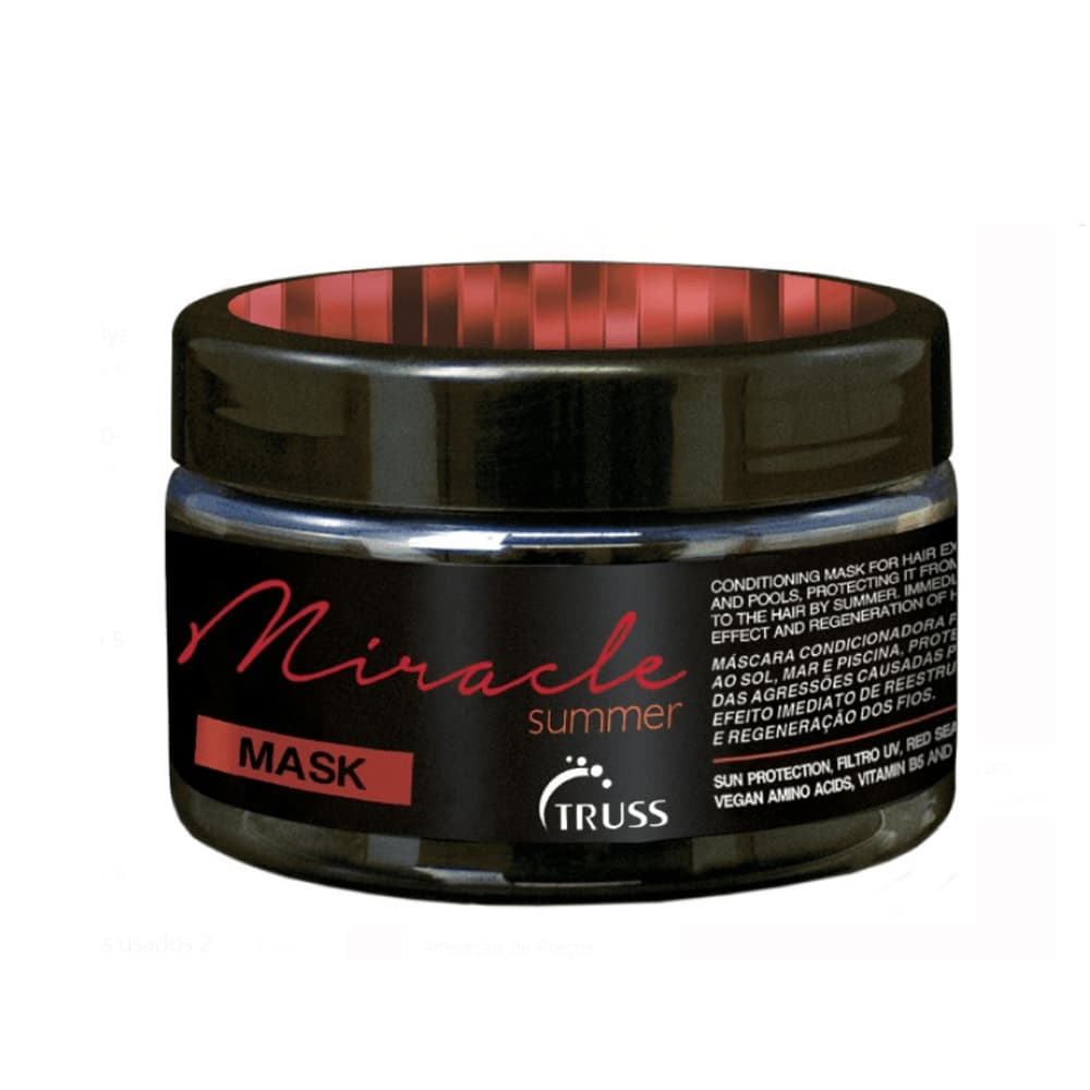 Truss Mascara Capilar Miracle Summer Mask 180 Gramos