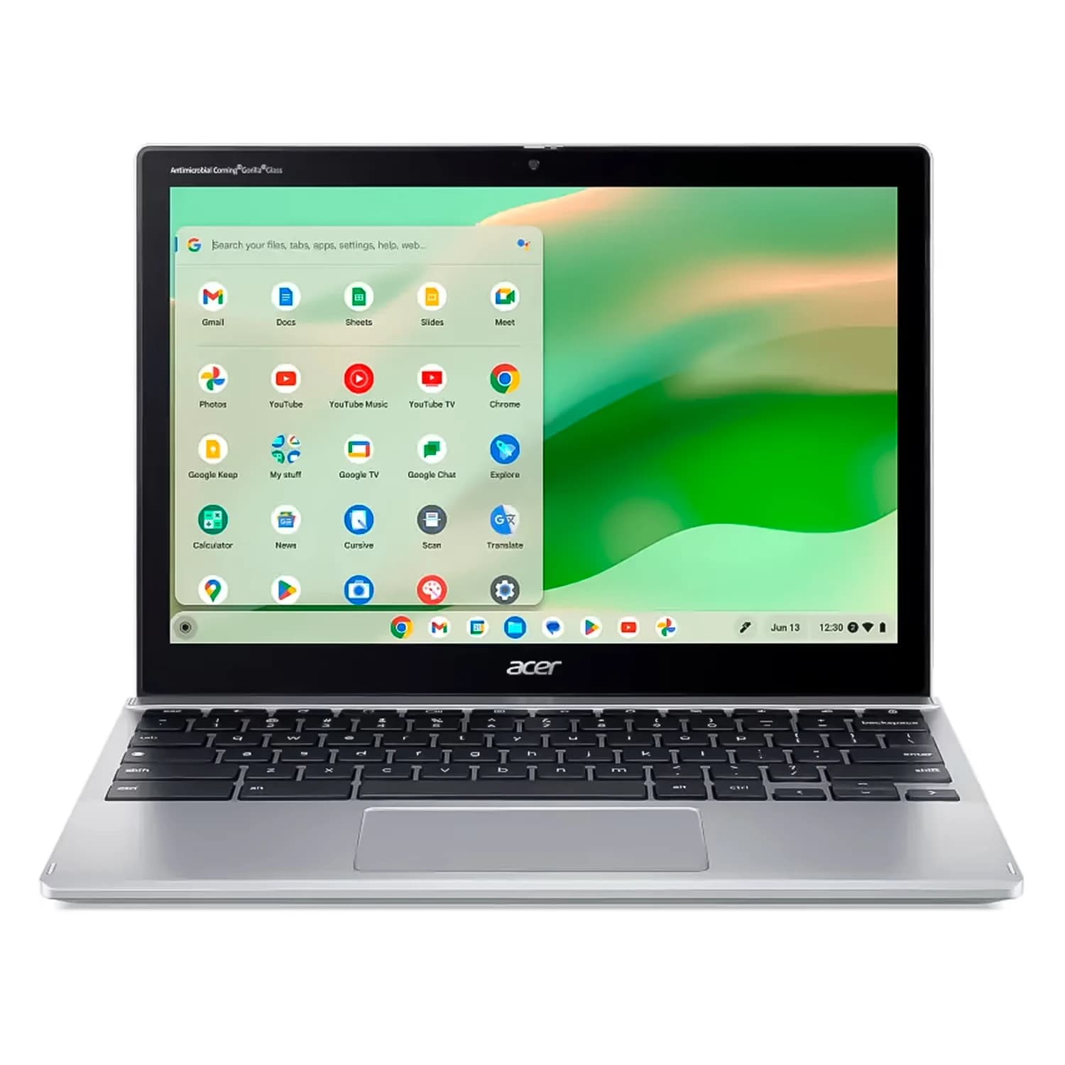 Acer Notebook Acer Chromebook Spin 312 Intel Core i3-N305 8GB RAM 128GB eMMC Tela 12.6" Touch ChromeOS Inglês Prata - CP312-1HN-34Z7