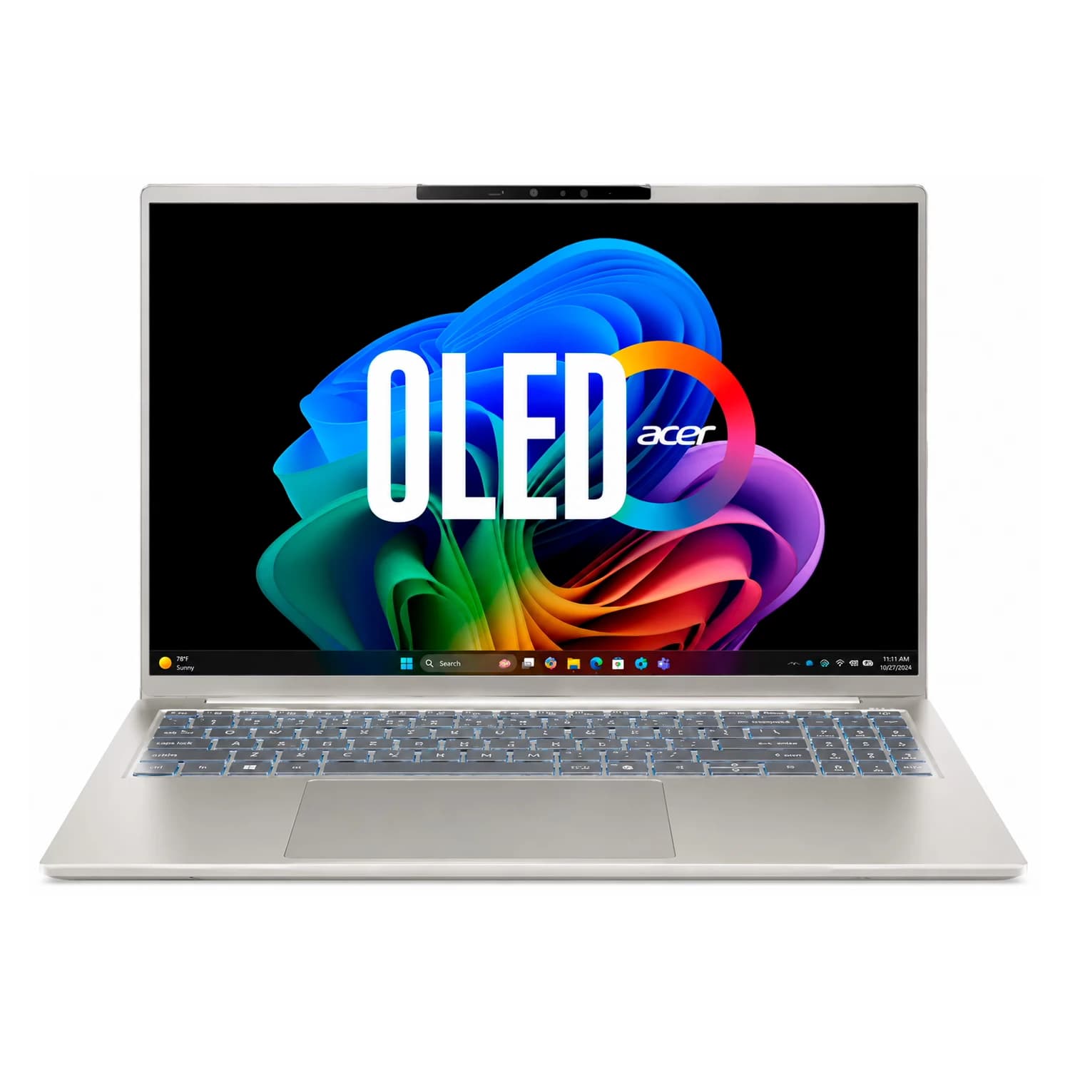Acer Notebook Acer Swift Go Intel Core Ultra 7-355 32GB RAM 1TB SSD Tela 16" WQXGA OLED Windows 11 Inglês Prata - SFG16-I71T-79Q6