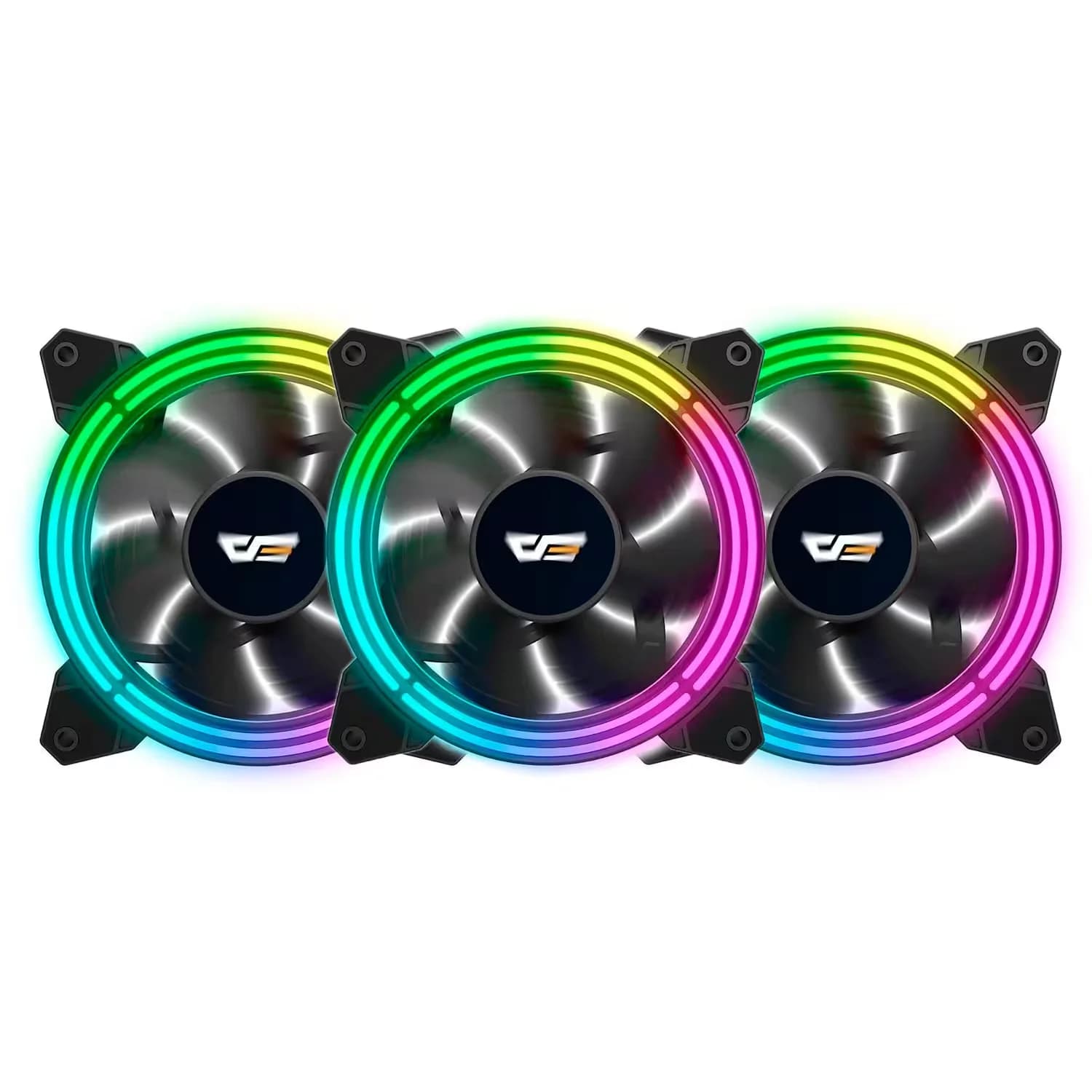 Acessório · Aigo-E-Darkflash Cooler Fan para Gabinete Aigo darkFlash CF11 Pro ARGB 3 em 1 - Preto