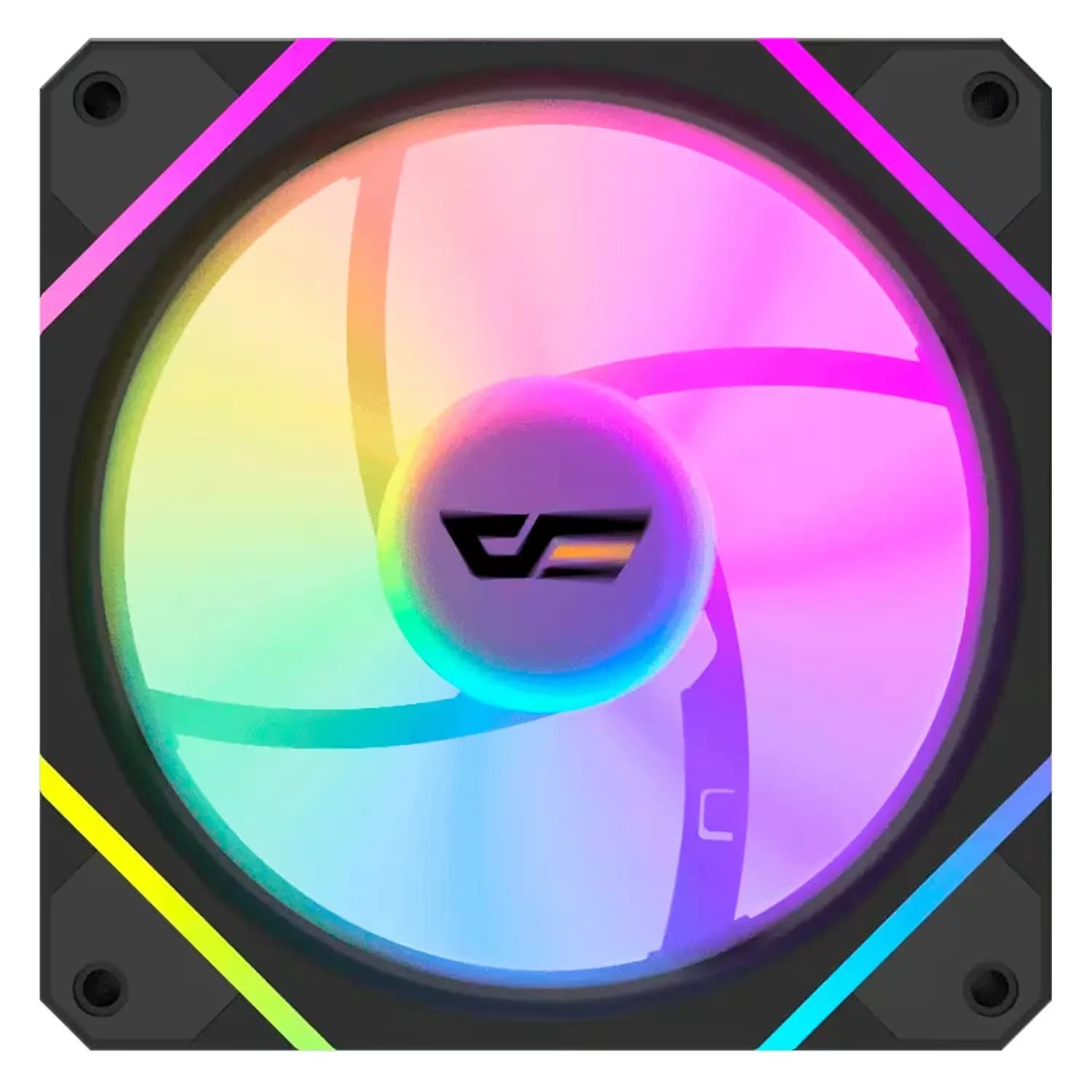 Acessório · Aigo-E-Darkflash Cooler Fan para Gabinete DarkFlash DM12 Pro ARGB - Preto