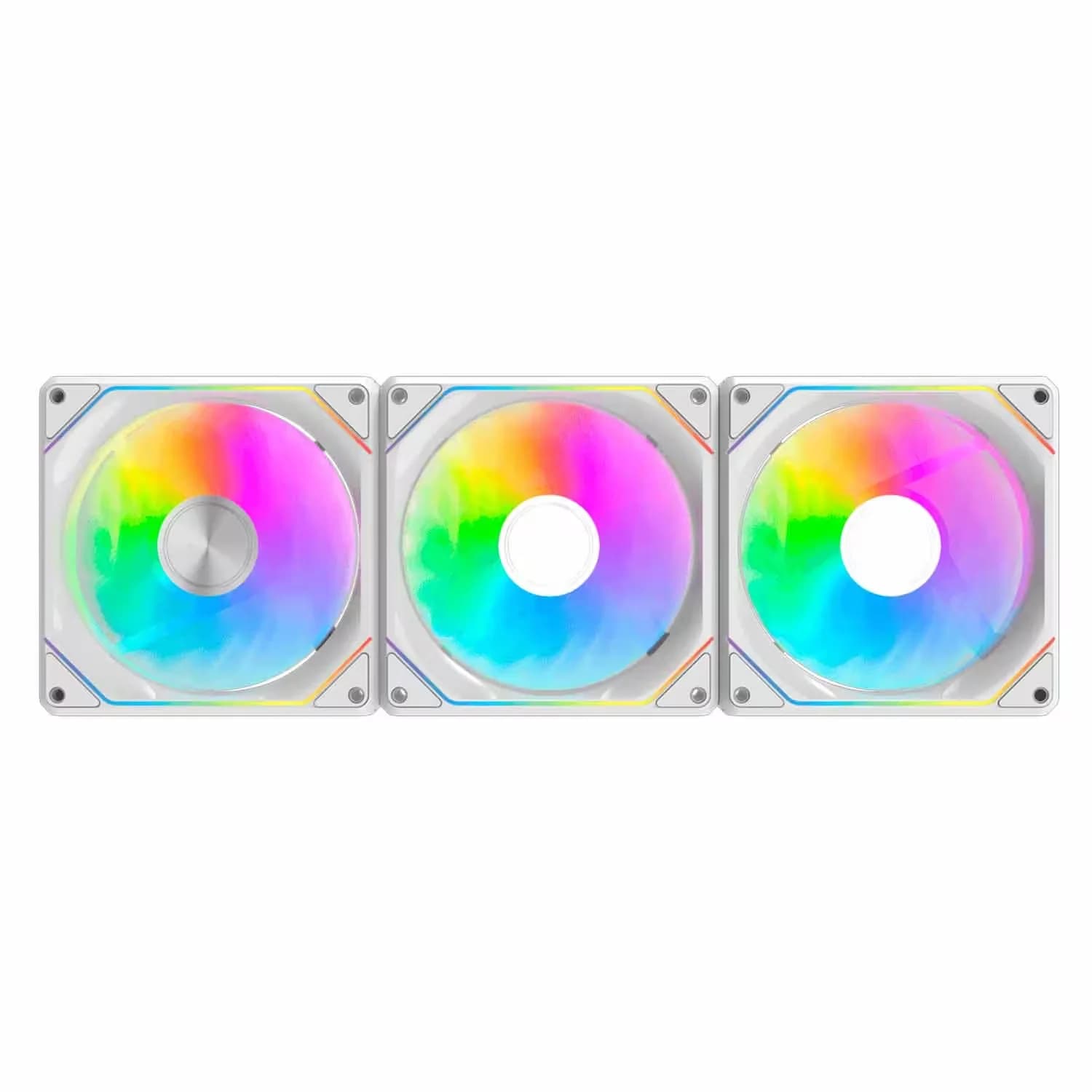 Acessório · Aigo-E-Darkflash Cooler Fan para Gabinete darkFlash G24 120mm RGB 3 em 1 - Branco