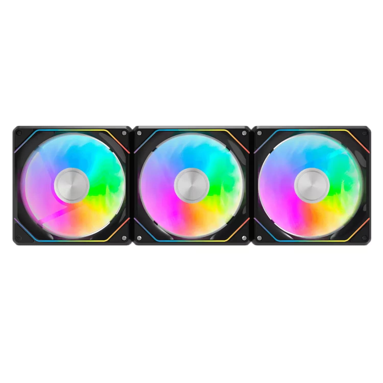 Acessório · Aigo-E-Darkflash Cooler Fan para Gabinete darkFlash G24 120mm RGB 3 em 1 - Preto