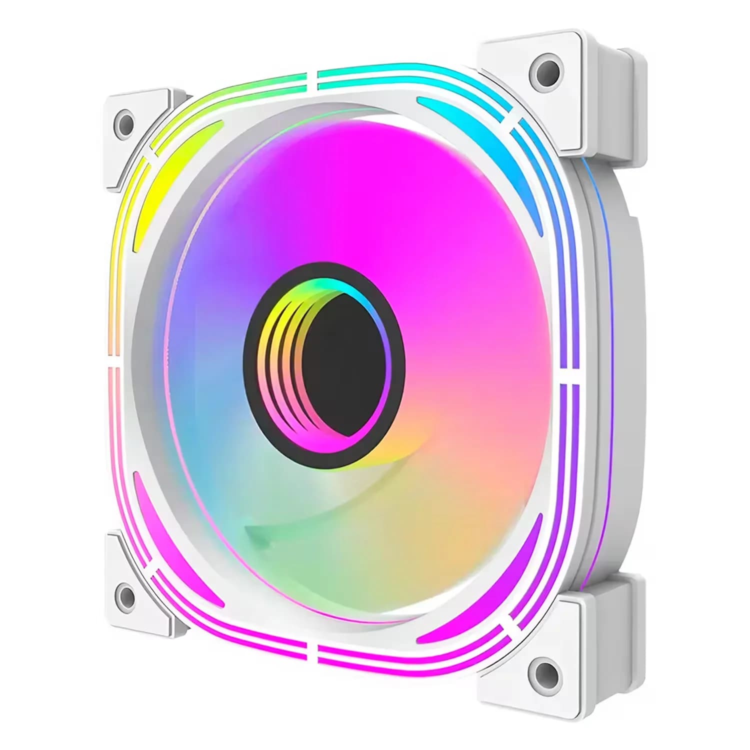 Acessório · Aigo-E-Darkflash Cooler Fan para Gabinete Darkflash INF 24 Pro ARGB - Branco