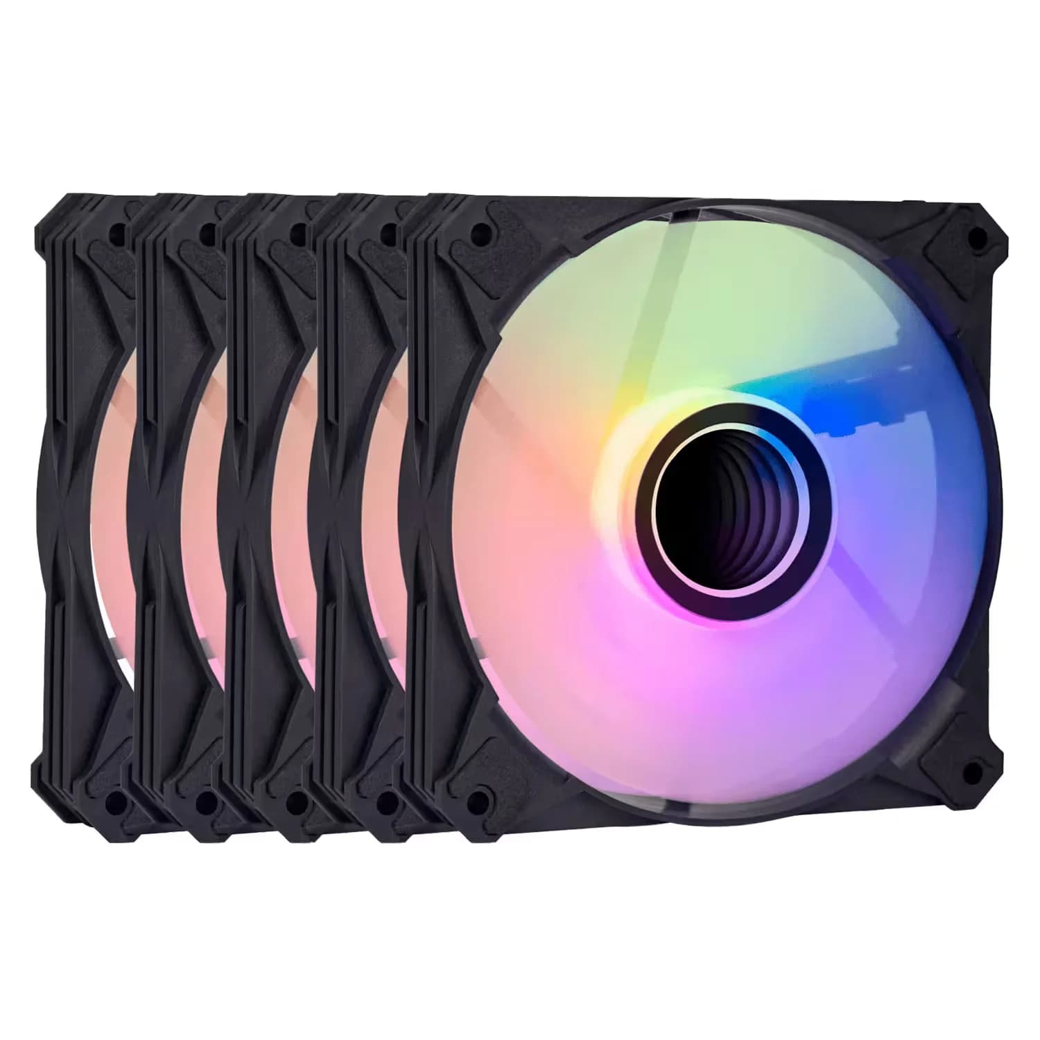 Acessório · Aigo-E-Darkflash Cooler Fan para Gabinete Darkflash INF8 5 em 1 - Preto