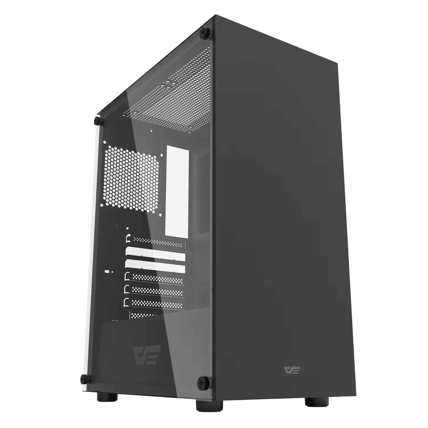 Acessório · Aigo-E-Darkflash Gabinete Gamer Aigo DarkFlash DK100 Mid Tower - Preto (1 Fan C6)
