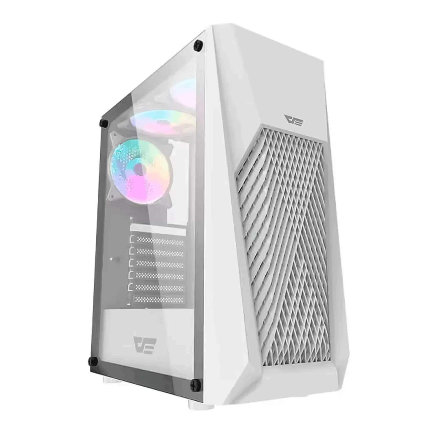 Acessório · Aigo-E-Darkflash Gabinete Gamer Aigo Darkflash DK150 Mid Tower - Branco (3 Fans ARGB)