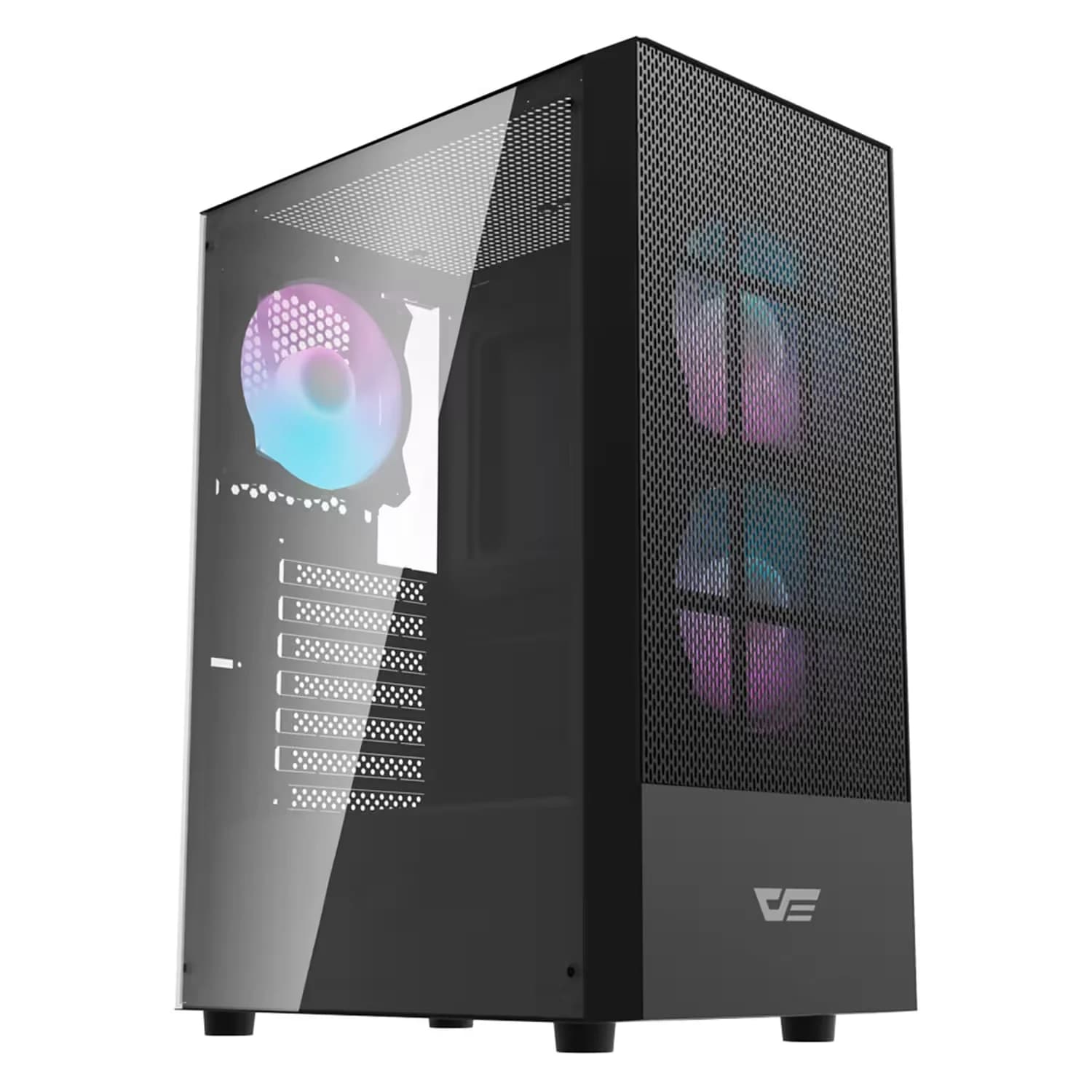 Acessório · Aigo-E-Darkflash Gabinete Gamer Darkflash A290 3 Fans ARGB - Preto