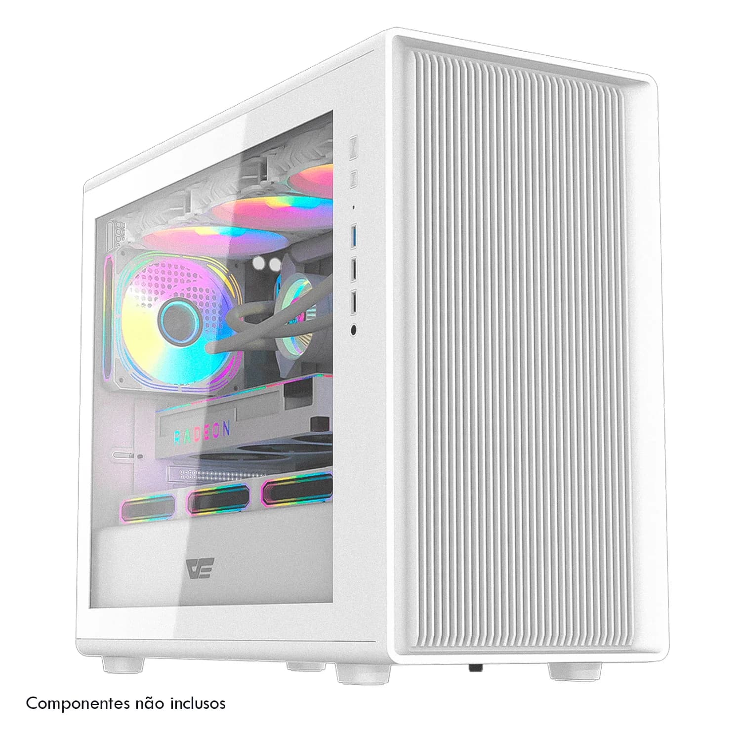 Acessório · Aigo-E-Darkflash Gabinete Gamer DarkFlash DB460M - Branco