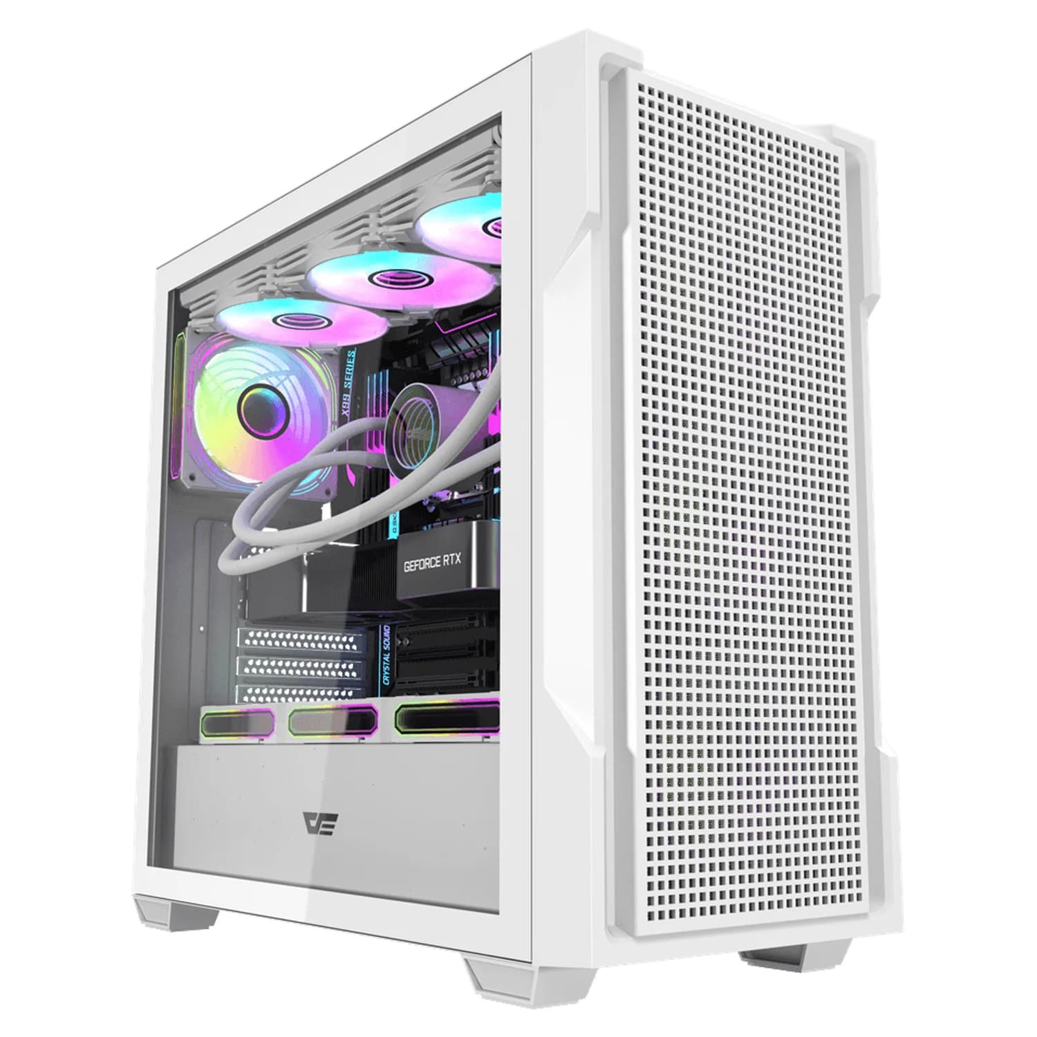 Acessório · Aigo-E-Darkflash Gabinete Gamer darkFlash DS900 Mesh Mid Tower - Branco