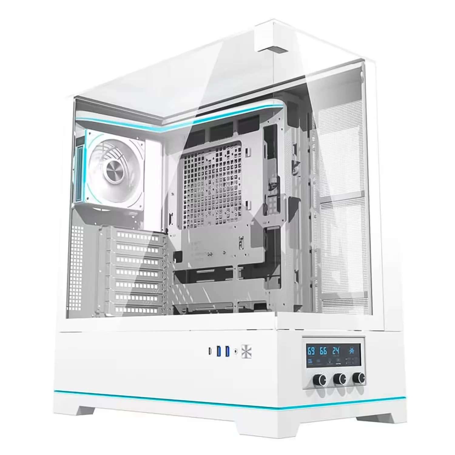 Acessório · Aigo-E-Darkflash Gabinete Gamer darkFlash DY450 Pro ARGB - Branco