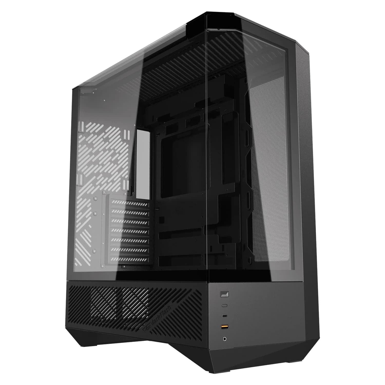 Acessório · Aigo-E-Darkflash Gabinete Gamer darkFlash DY460 Mid Tower - Preto (4 Fans ARGB)