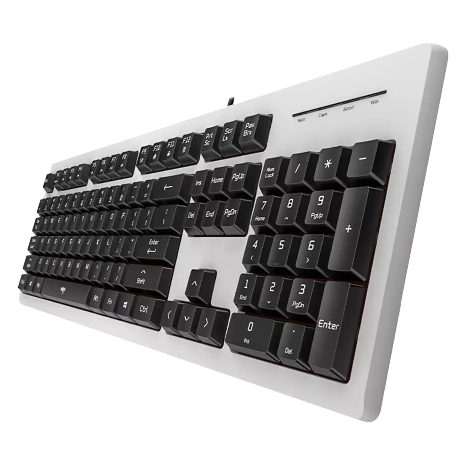 Aigo-E-Darkflash Teclado Aigo V600 - Prata (Silent Desing)