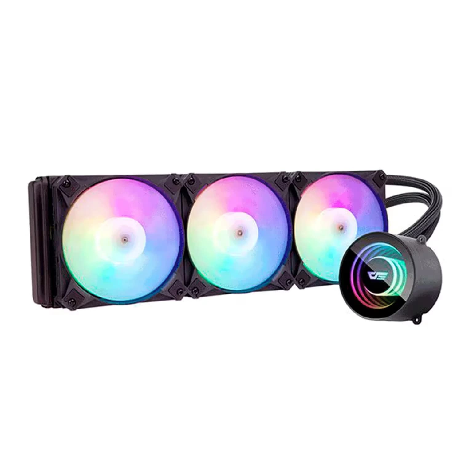 Acessório · Aigo-E-Darkflash Water Cooler para Processador Aigo darkFlash DX360 V2.6 ARGB - Preto