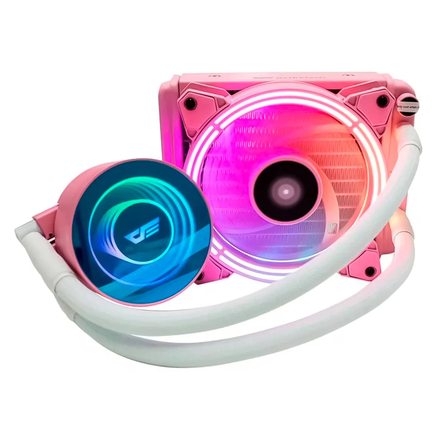 Acessório · Aigo-E-Darkflash Water Cooler para Processador Aigo darkFlash Symphony TR120 RGB - Rosa