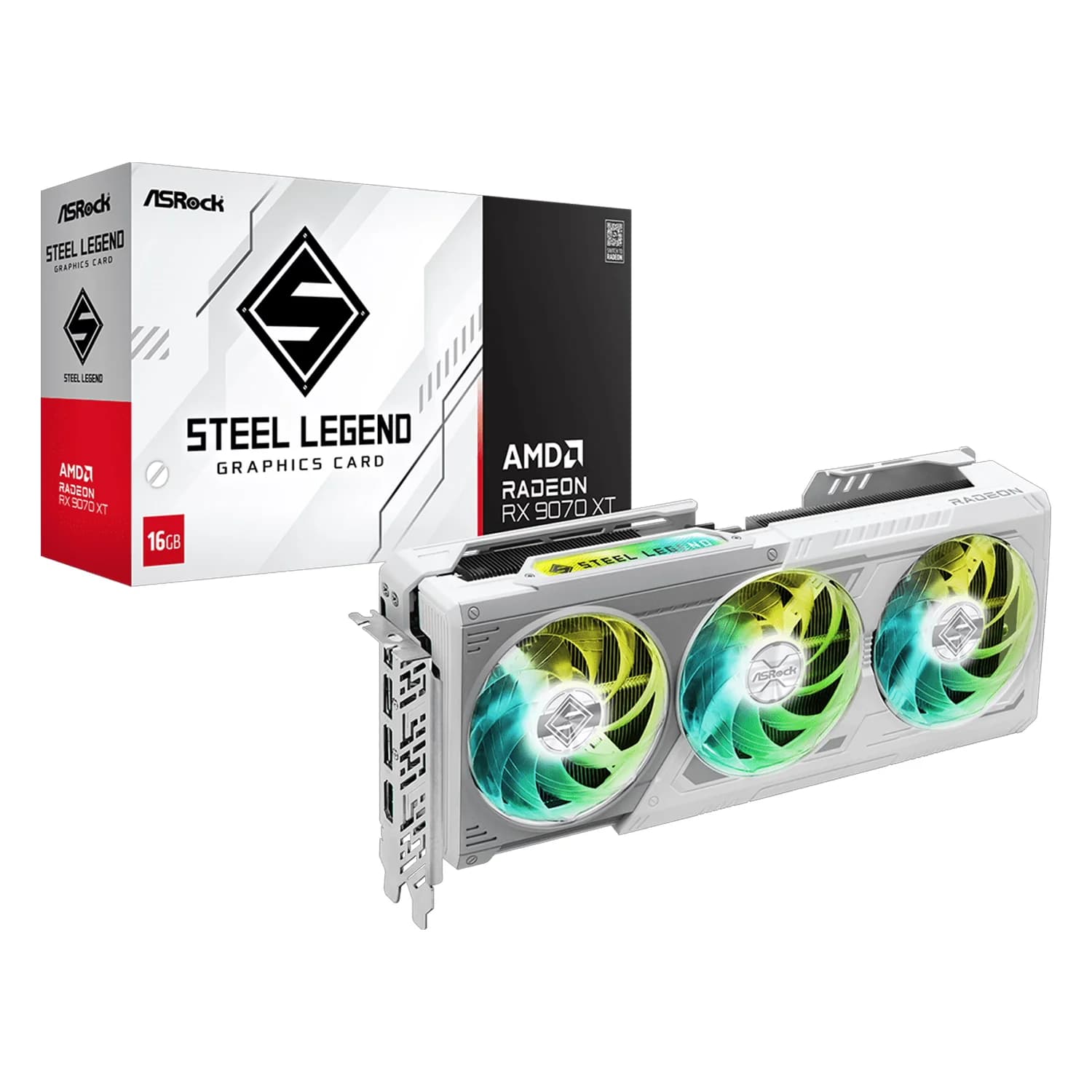 AMD Placa de Vídeo AsRock Steel Legend AMD Radeon RX 9070 XT 16GB GDDR6