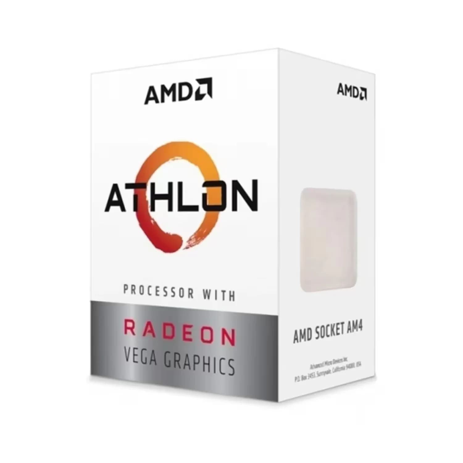 Acessório · AMD Processador AMD Athlon 3000G Socket AM4 2 Core 4 Threads Cache 5MB