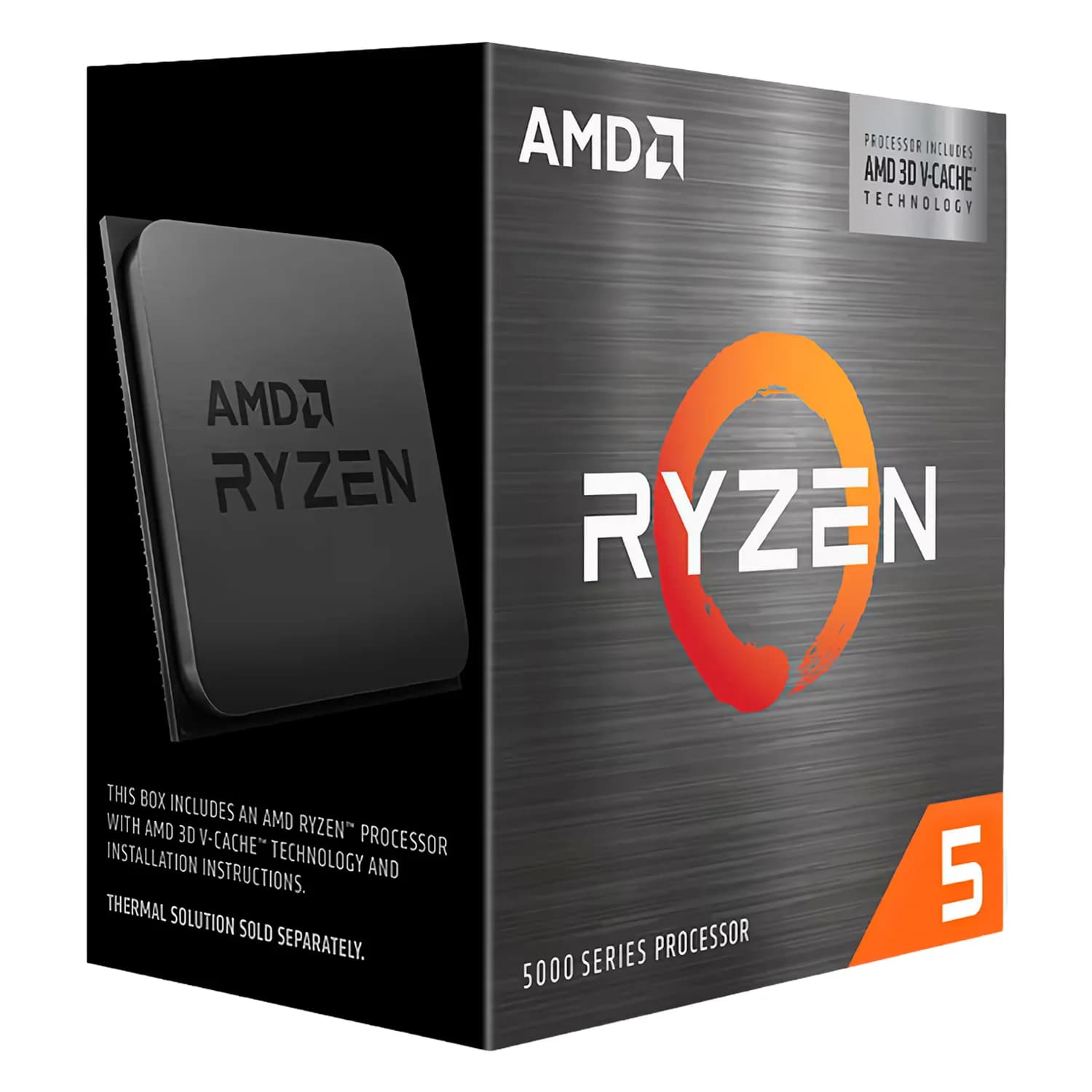 Acessório · AMD Processador AMD Ryzen 5 5500X3D Socket AM4 6 Core 12 Threads Cache 99MB - (Sem Cooler)