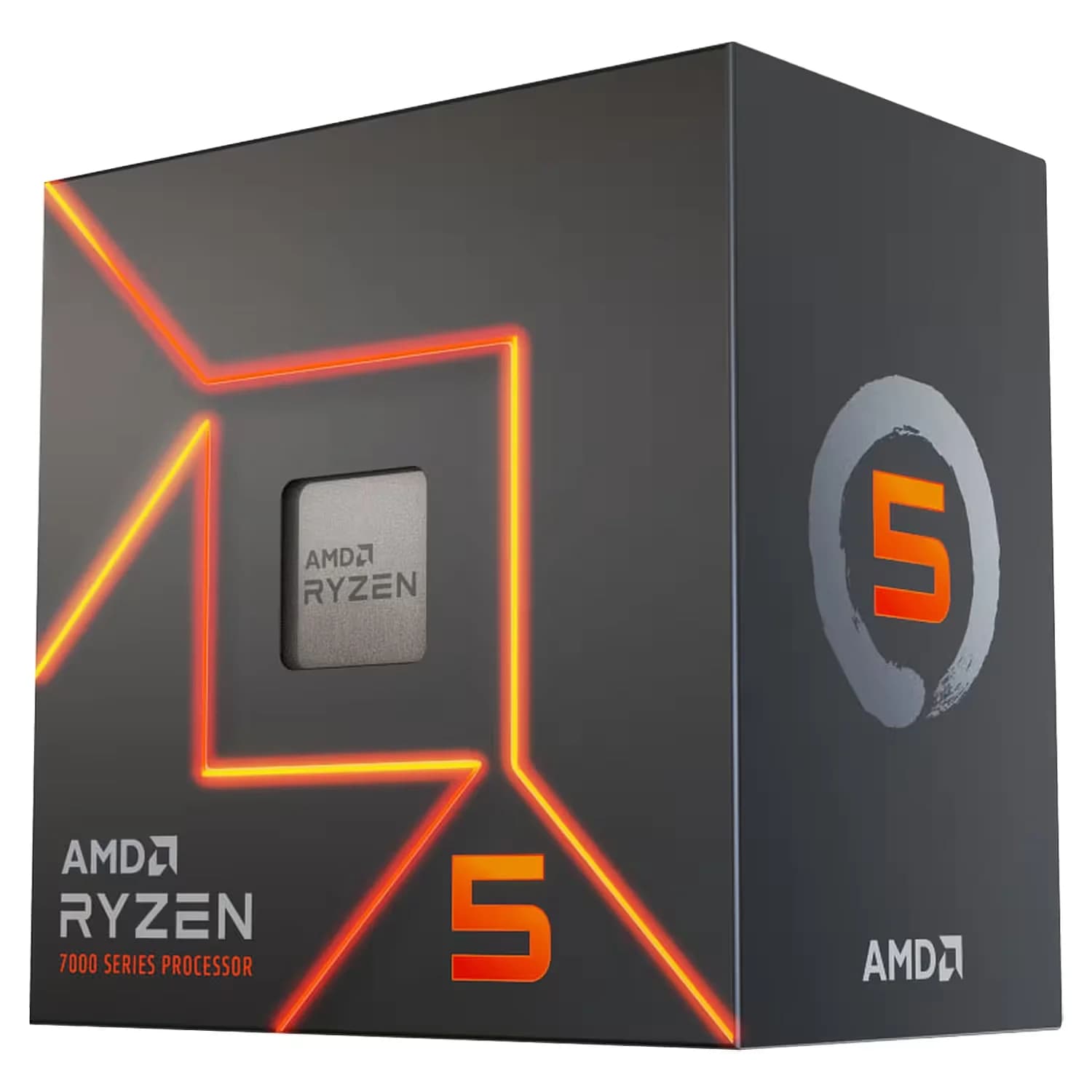 Acessório · AMD Processador AMD Ryzen 5 7600 Socket AM5 6 Core 12 Threads 3.8GHz e 5.1GHz Turbo Cache 38MB