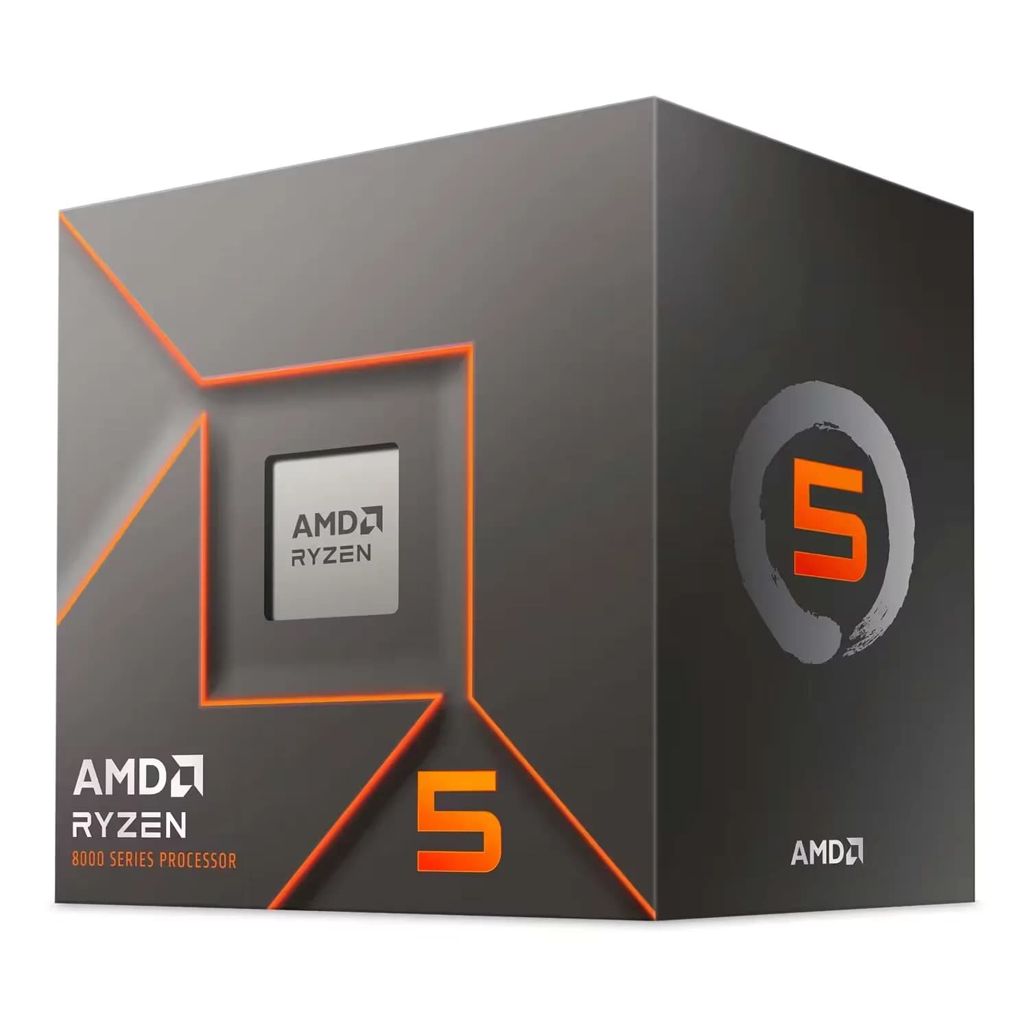 Acessório · AMD Processador AMD Ryzen 5 8400F Socket AM5 6 Core 12 Threads 4.2GHz e 4.7GHz Turbo Cache 22MB