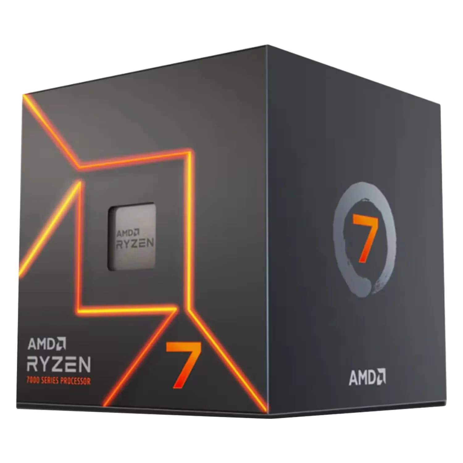 Acessório · AMD Processador AMD Ryzen 7 7700 Socket AM5 8 Core 16 Threads 3.8GHz e 5.3GHz Turbo Cache 40MB